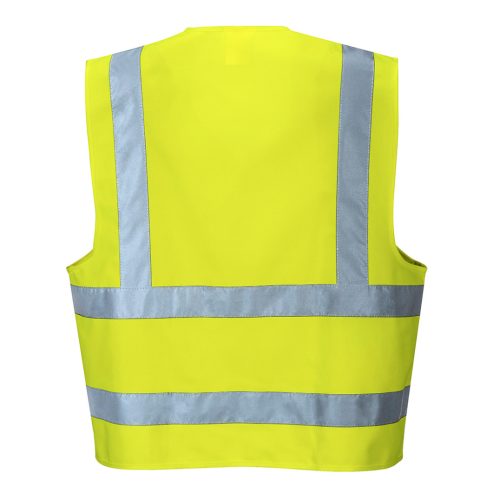 Jól láthatósági két csíkos mellény