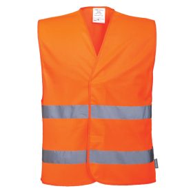 Jól láthatósági két csíkos mellény