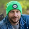 FLUO LED lámpás sapka (újratölthető), LIME ZÖLD