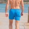  FLUO férfi fürdőnadrág  - strandkorlát kék színű